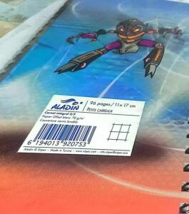 CARNET POLYROPYLÉNE INTÉGRAL 96PAGES 11X17