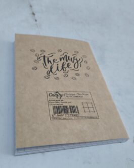 CARNET PIQUE 96P 10X14 CRAFTY