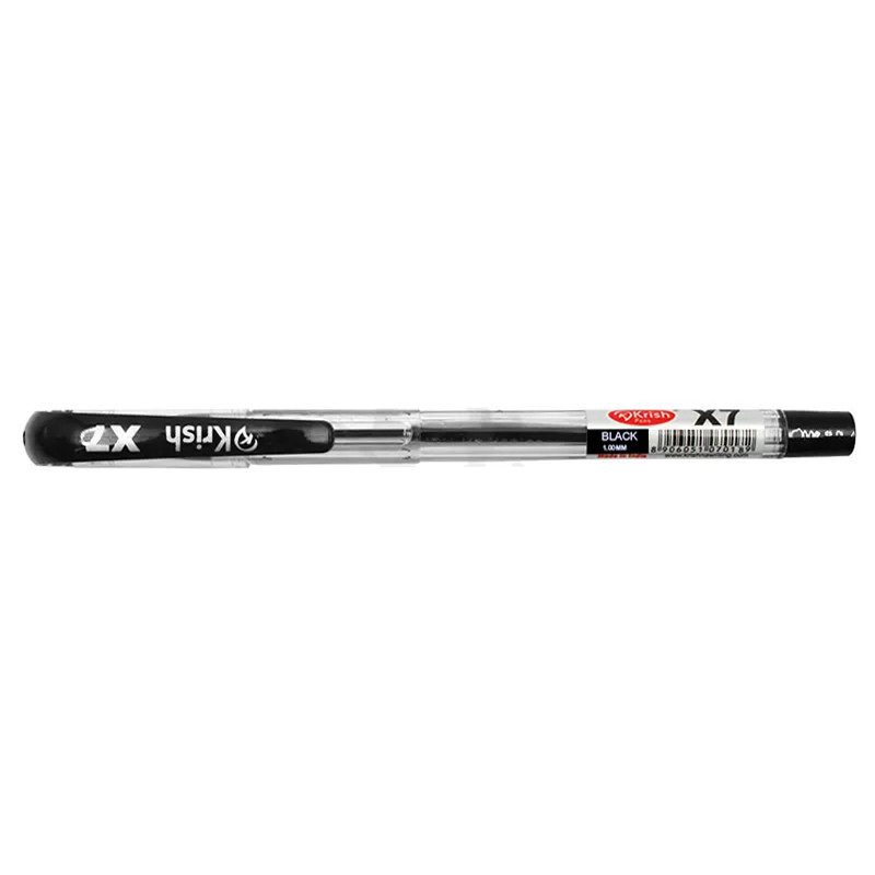 Boite de 50 stylos a billes krish x7 noir