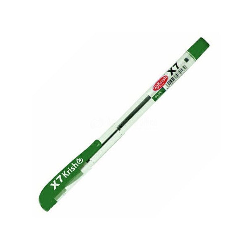 Boite de 50 stylos a billes krish x7 vert