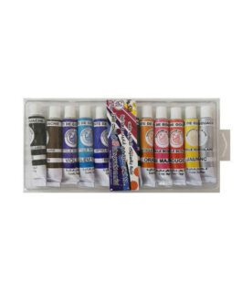 GOUACHE CRISTAL TUBE DE 12 CRISTAL LE COQ