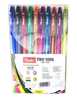 POCHETTE De 10 STYLO À BILLE TWO TONE  MONTEX