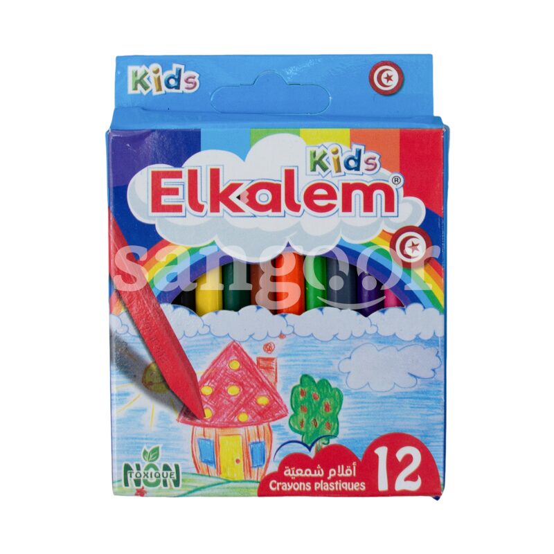 EL KALEM CRAYON PASTEL 12PCS 9CM