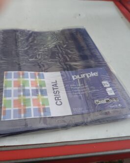PROTÉGE CAHIER CRISTAL PETIT FORMAT PURPLE